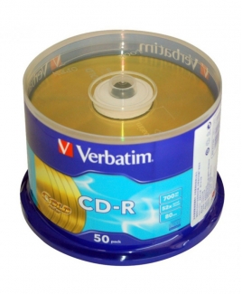 Verbatim CD-R Gold (700MB) 52x (50pcs in Spindle) [Cake Box]
